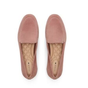 Birdies Women's Pink Dusty Rose Leather Suede Flats Size 8.5 The Vesper